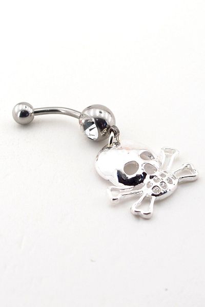 Solfera Skull Danger Belly Piercing P397
