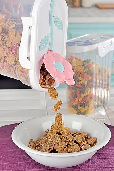 Kazanabil Aroni Daisy Storage Container for Pulses with Lid 2.4 Liters