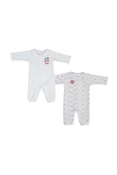 Bebepan Mrs.Owl Set of 2 Baby Rompers