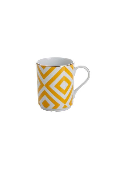 Porland Yellow Morocco Mug Pattern4 345 cc 04A+P018897