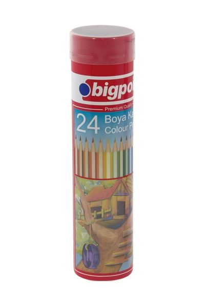 Bigpoint Dry Paint Pen in Metal Tube 24 Colors 12 Pieces Box
