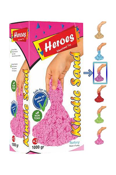 HEROES TOYS Heroes Kinetic Sand 1000grLight Pink