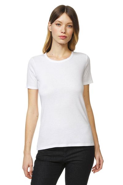 United Colors of Benetton Μπλουζάκι Benetton Basic - Κοντό μανίκι με λαιμόκοψη