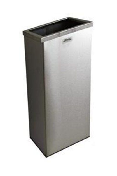 Genel Markalar Çemberli Paslanmaz Çöp Kovası Dikdörtgen 30 lt  1337