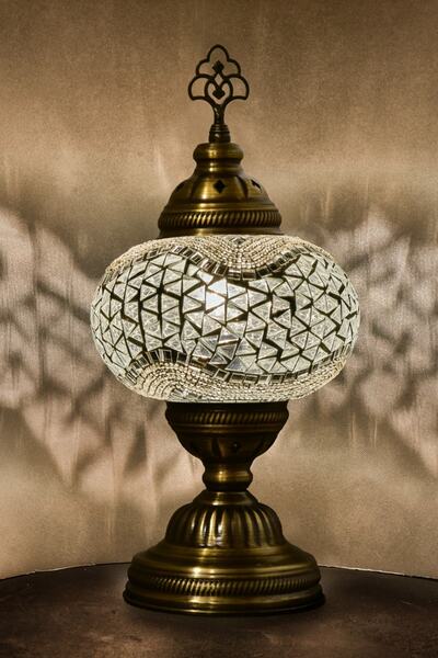 GiftlandCollection Masaüstü Otantik Mozaik Lamba