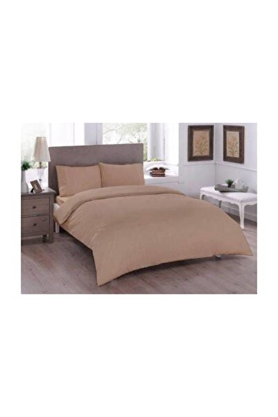 Elit Bursa Çeyiz Cappuchino Çift Kişilik Nevresim Takımı