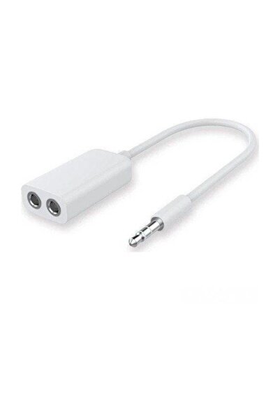 Monte Lua 3.5mm Stereo 4 Pin Kulaklık Çoklayıcı Kablo Aux Çoklayıcı 15cm Gri ...