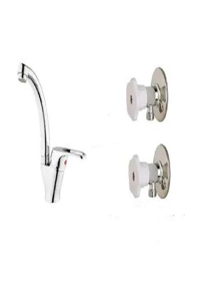 AVRASYA Open Close Mix Sink Faucet + 2 Pcs Drain Faucet Gift