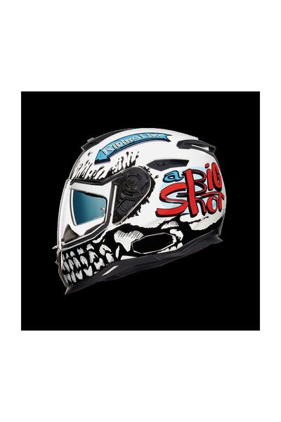 Nexx SX.100 BIG SHOT BEYAZ KASK