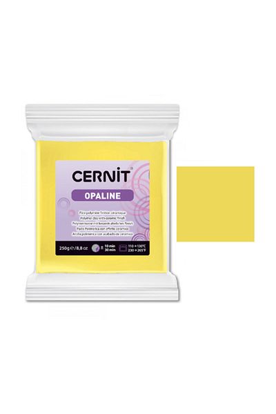Cernit Opaline Polymer Clay 250g 717 Primary Yellow