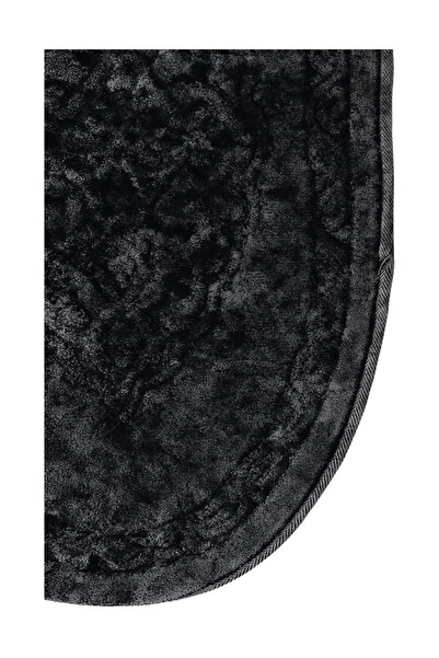 Alanur Home Damaks Οβάλ Βαμβακερό Σφουγγαρίστρα 2 Συσκευασιών Αντίκα Ανθρακίτη