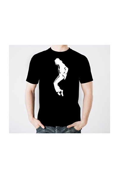 Generic Brand Muška crna majica Michael Jackson