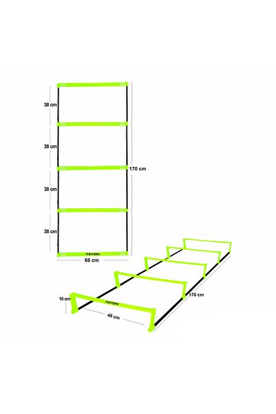 TRYON FULL-2 Height Adjustable Training Ladder