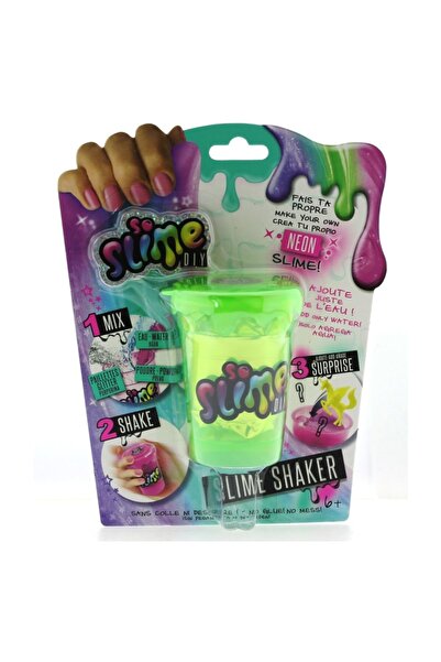 MEGA Neon Yeşil Slime Shaker Rainbow Tekli Paket