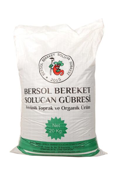 Bersol Bereket Solucan Gübresi Bersol ® %100 Organik Solucan Gübresi 20 Kg