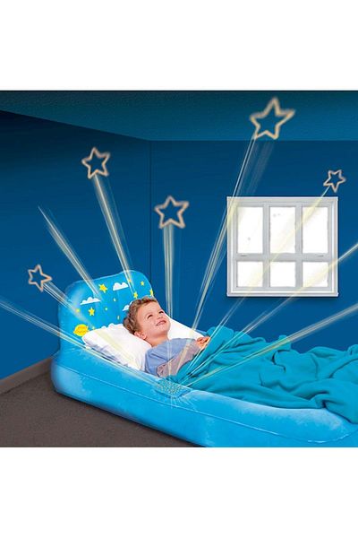 BESTWAY Blue Single Inflatable Bed for Boys 67496