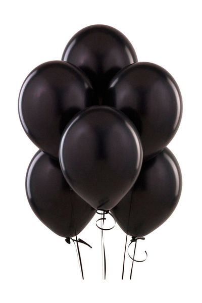 Kazanabil 20pcs Plain Black Decoration and Party Balloons