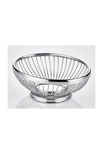 Altınbaşak Stainless Oval Bread And Fruit Basket 25*18cm