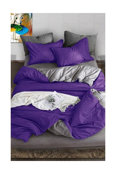 Always Fashion Deluxe 100% βαμβακερό διπλό σετ κρεβατιού από φυσικό βαμβάκι