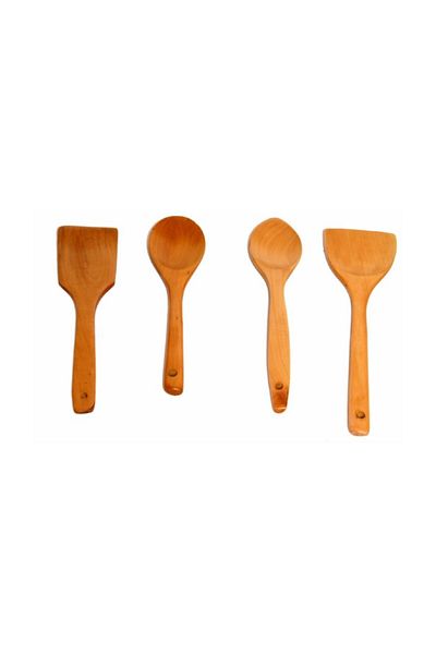 Atadan Set of 4 Wooden Spoons and Spatulas