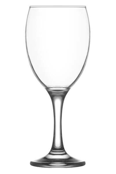 LAV Empire Cam Kırmızı Şarap Kadehi 6'lı 340 ml Ayaklı (Meşrubat Bardağı)