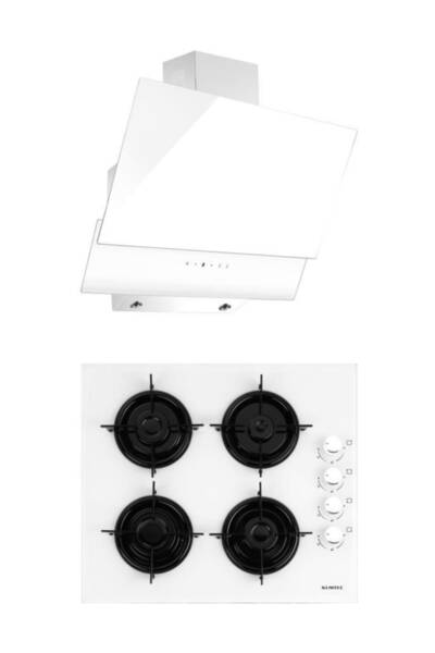 KUMTEL 2'Lİ ANKASTRE SET(KO-40 TAHDF BEYAZ-DA6-835 BEYAZ)