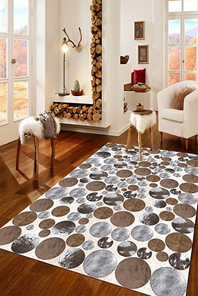 Resmiro Tay Tüyü Desenli Dijital Baskılı Halı