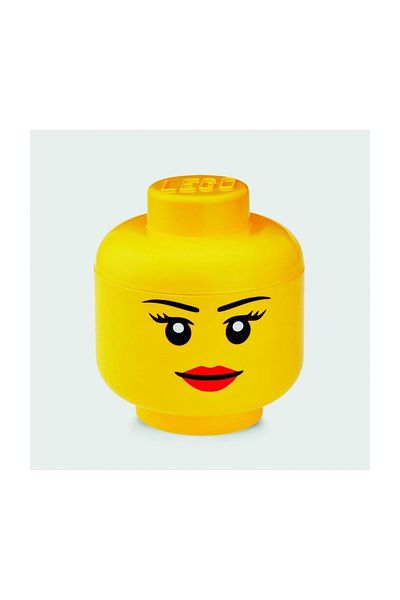 LEGO Storage Boxes Storage Box L Head Minifigure Girl