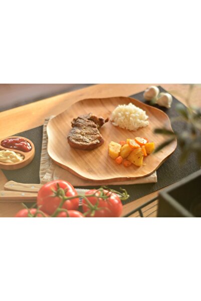 Bambum Pappi Food Service Dessert Pastry Plate 25 Cm.6 Pcs