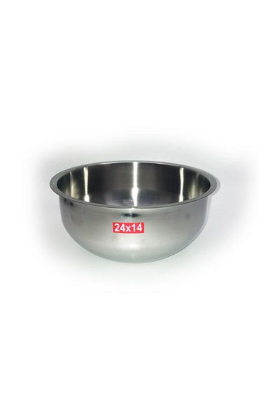 yeni11 Stainless Steel Mayonnaise Mixing Bowl Round Storage 24X14 cm