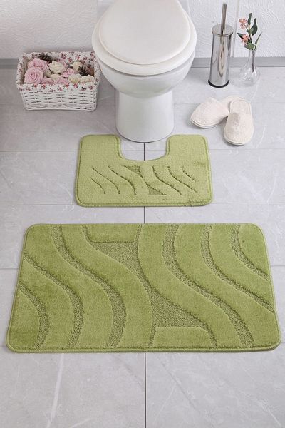 Confetti Symphony 50x80 40x50 cm PS Green Bath Rug
