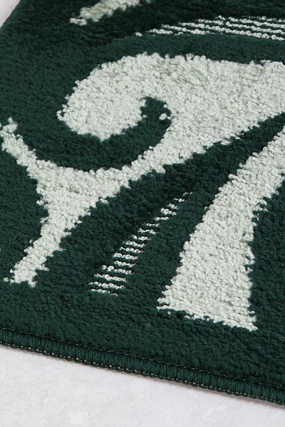 Confetti Lotus 60x100 50x60 cm BQ Nefti Green Bath Rug