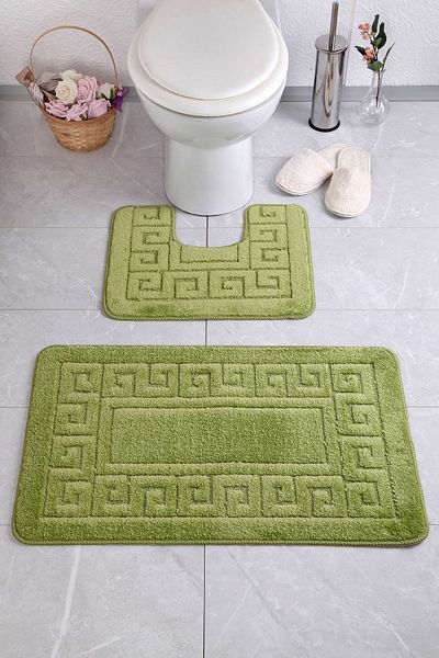 Confetti Ethnic 50x60 cm BQ Green Bath Rug