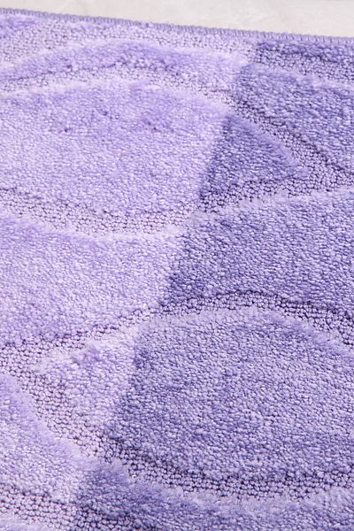 Confetti Flora 60X100 Purple Bathroom Rug