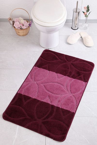 Confetti Erdek 60X100 Eggplant Bath Rug