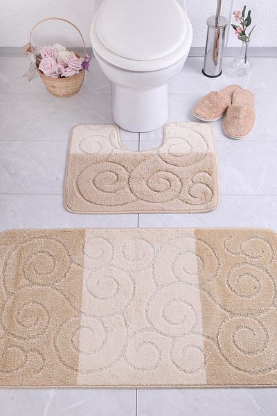 Confetti Şile 50x80 40x50 cm PS Bone Bath Rug
