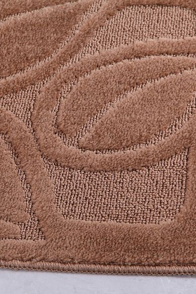 Confetti Flora 60x100 50x60 cm BQ Milky Brown Bath Rug