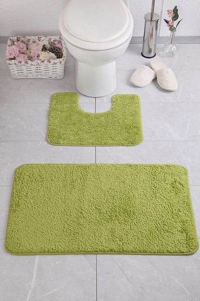 Confetti Universal Maximus 50x80 40x50 cm PS Highlighter Green Bathroom Rug