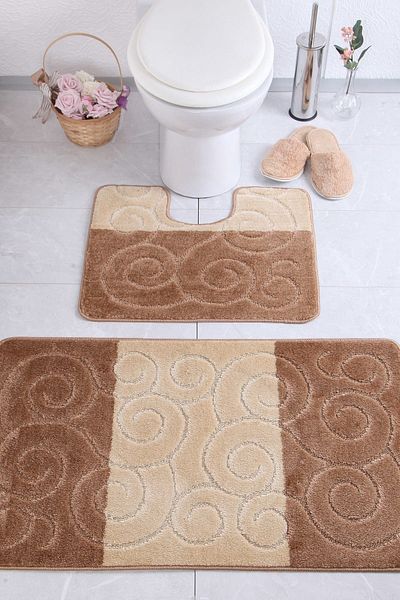 Confetti Şile 50x60 cm BQ Milky Brown Bath Rug