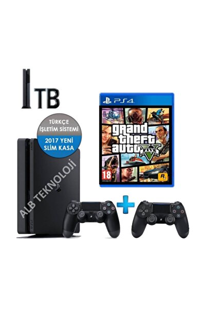 Sony Ps4 Slim 1tb 2. Ps4 Kol Ps4 Gta 5 (TEHŞİR ÜRÜN)