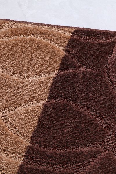 Confetti Erdek 50x80 40x50 cm PS Brown Bath Rug