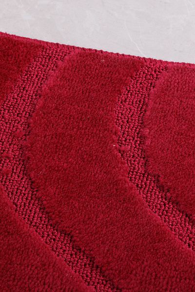 Confetti Symphony 60x100 50x60 cm BQ Claret Red Bath Rug