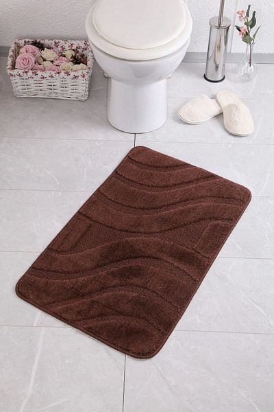 Confetti Symphony 60X100 Brown Bath Rug