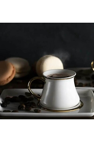 Porland Altın Yaldız Otto Kahve Takımı 4 Parça