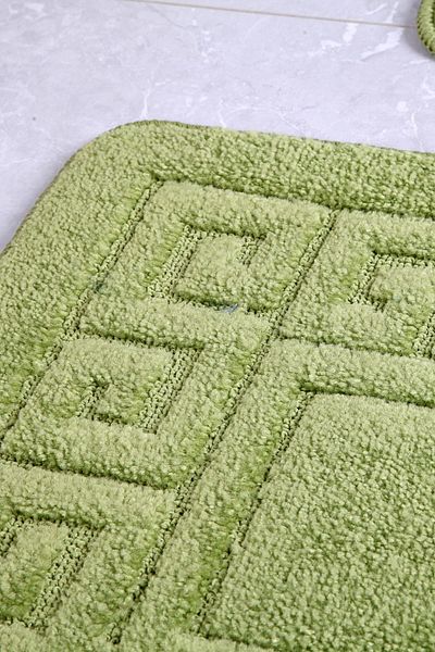 Confetti Ethnic 60X100 Green Bath Rug