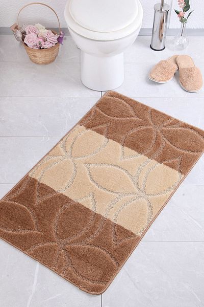 Confetti Erdek 50X80 Milk Coffee Bath Rug