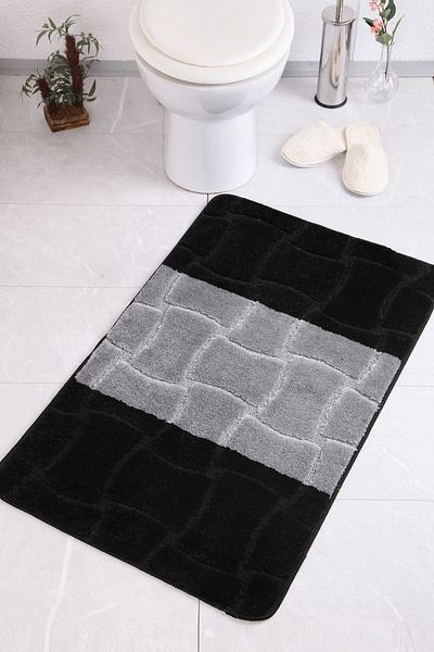 Confetti Sarıyer 60X100 Black Bath Rug