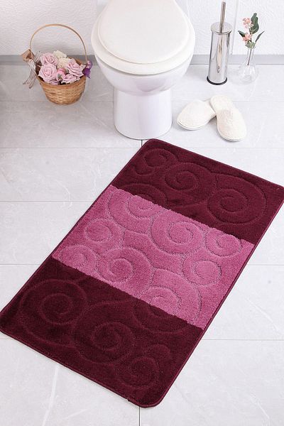 Confetti Şile 60X100 Eggplant Bath Rug