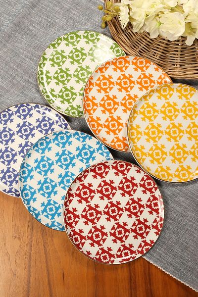 Porland Morocco Ethnical Pasta Set of 6