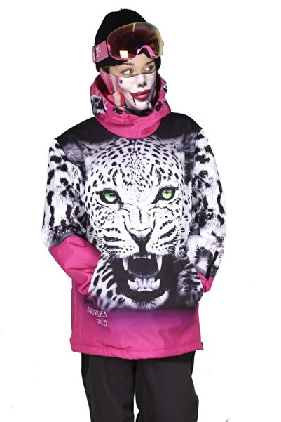 Tıklaalbeni Kadın Fuşya Snowsea Wild Serisi Snowboard Ve Kayak Montu Ss7651